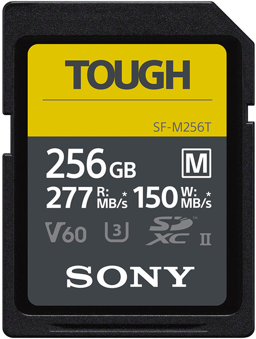 Карта памяти 256Gb Sony SF-M Tough SF-M256T, SD, SDXC Class 10, UHS-II U3