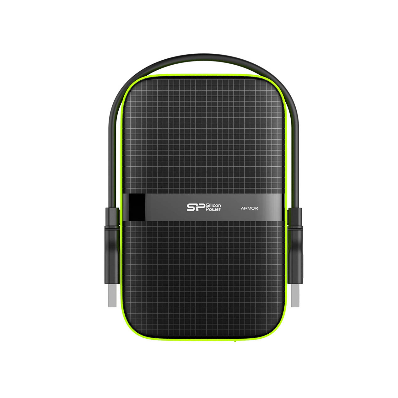 Внешний HDD 1Tb Silicon Power Armor A60 SP010TBPHDA60S3K, USB3.2, Black-Green