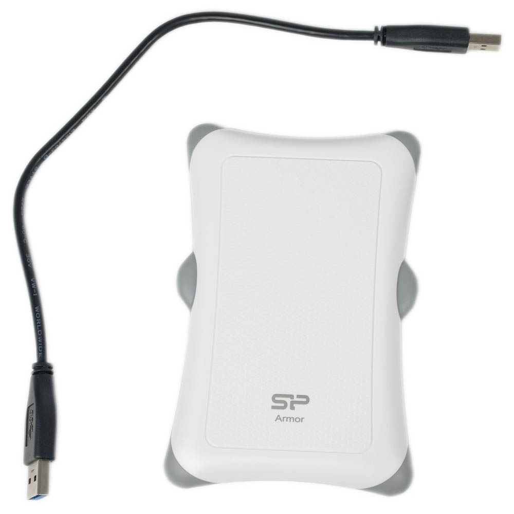Внешний HDD 2Tb Silicon Power Armor A30 SP020TBPHDA30S3W, USB3.0, White