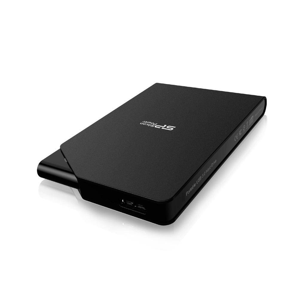 Внешний HDD 2Tb Silicon Power Stream S03 SP020TBPHDS03S3K, USB3.0, черный