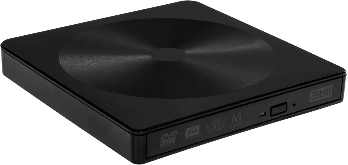 DVDRW STM DVD28-EM/B, внешний, USB Type C, черный