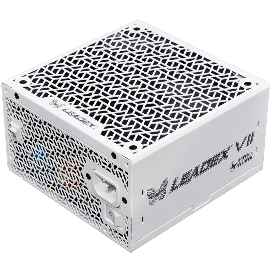 Блок питания 1200Вт, Super Flower Leadex VII Platinum PRO SF-1200F14XP White, 80 Plus Platinum, APFC, ATX