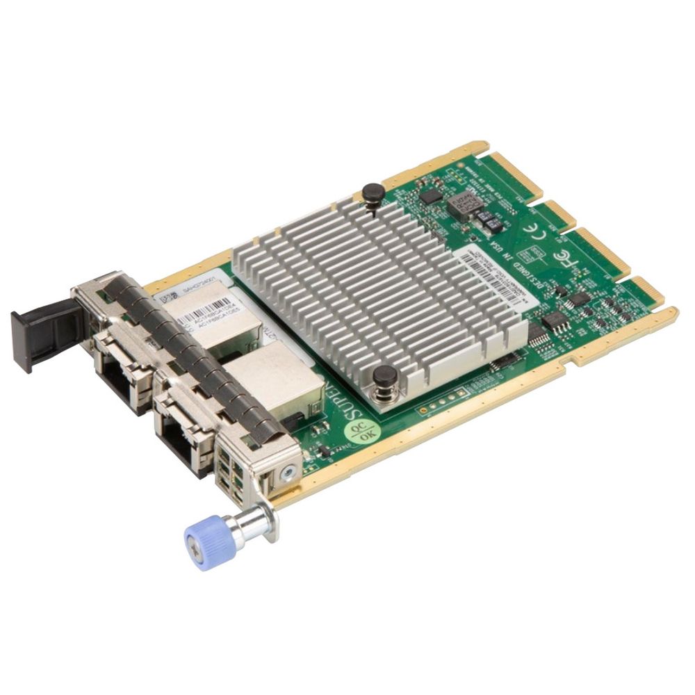 Сетевая карта Supermicro AOC-ATG-i2TM, 2x10Gbps, PCI-Ex8