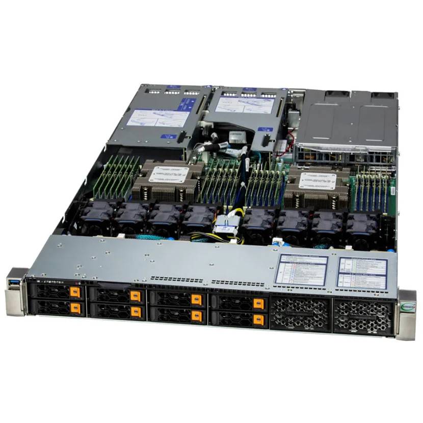 Серверная платформа Supermicro AS-1125HS-TNR, 2xSP5, 24xDDR V, 24x2.5", 2x1200Вт, 2U