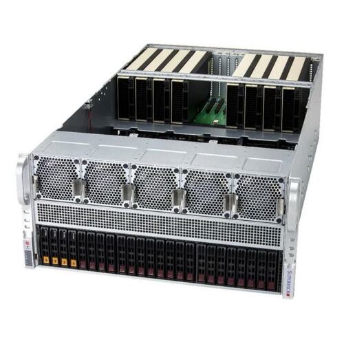 Серверная платформа SuperMicro Gold Series GPU Server AS-5126GS-TNRT, 2xSP5, 24xDDR V ECC, 6x2.5", 2xGbLan, 6x2700Вт, 5U