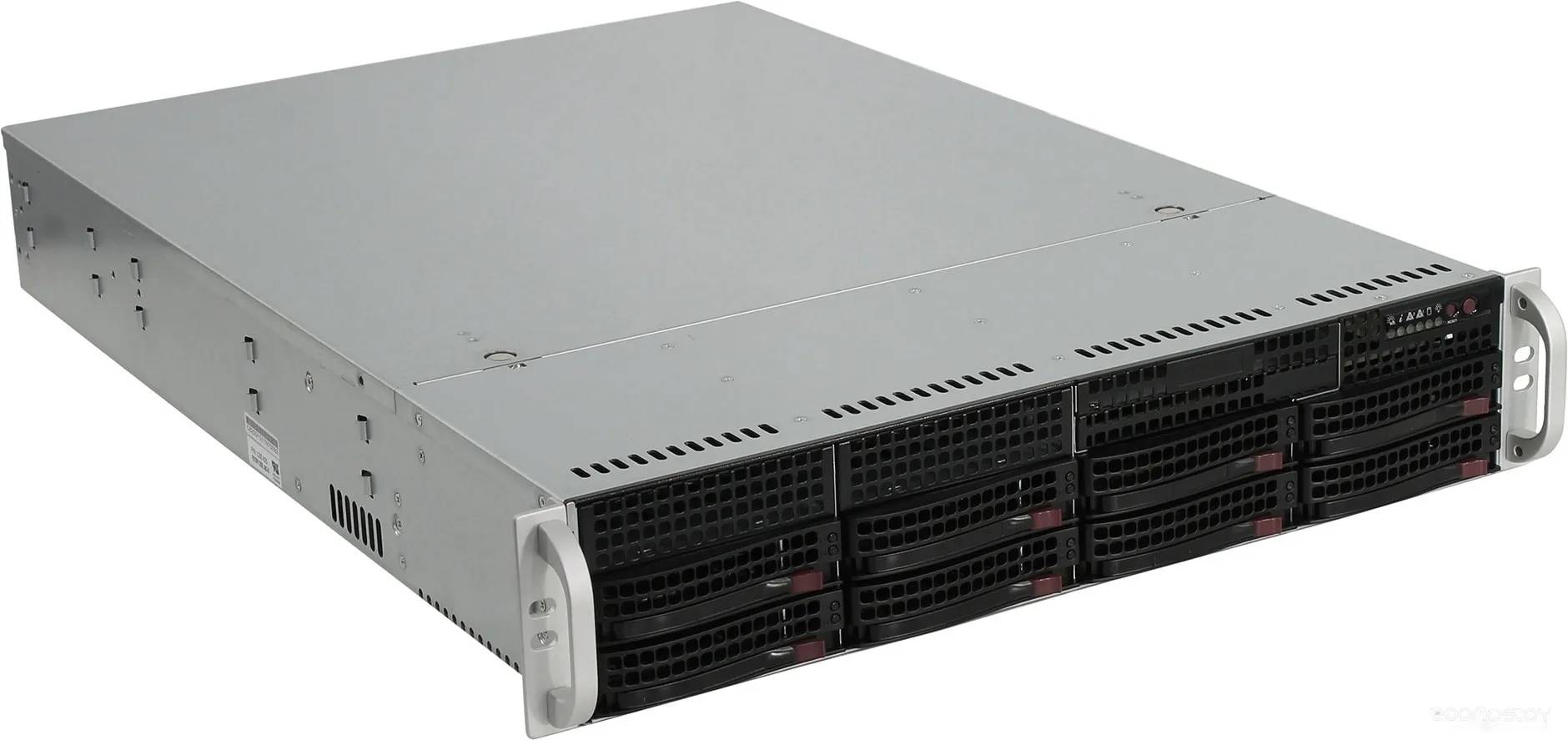 Server Case SuperMicro CSE-825TQC-R802LPB, 800Вт, 2U