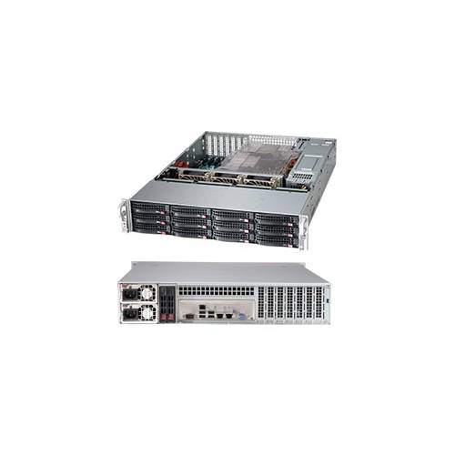 Серверный корпус Supermicro SuperChassis 826BAC12-R1K23LPB (CSE-826BAC12-R1K23LPB), 2x1200Вт, 14x2.5"/12x3.5" 2U, E-ATX