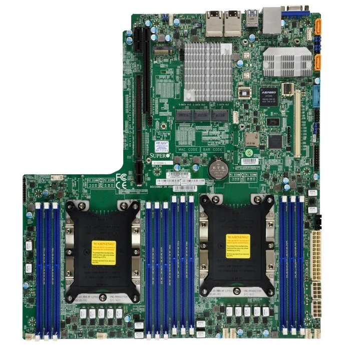 Материнская плата SuperMicro X11DDW-L (MBD-X11DDW-L), 2xLGA3647, 12xDDR IV