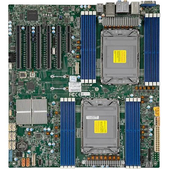 Материнская плата SuperMicro MBD-X12DAI-N6-B, LGA4189, (VGA), 16xDDR IV, E-ATX