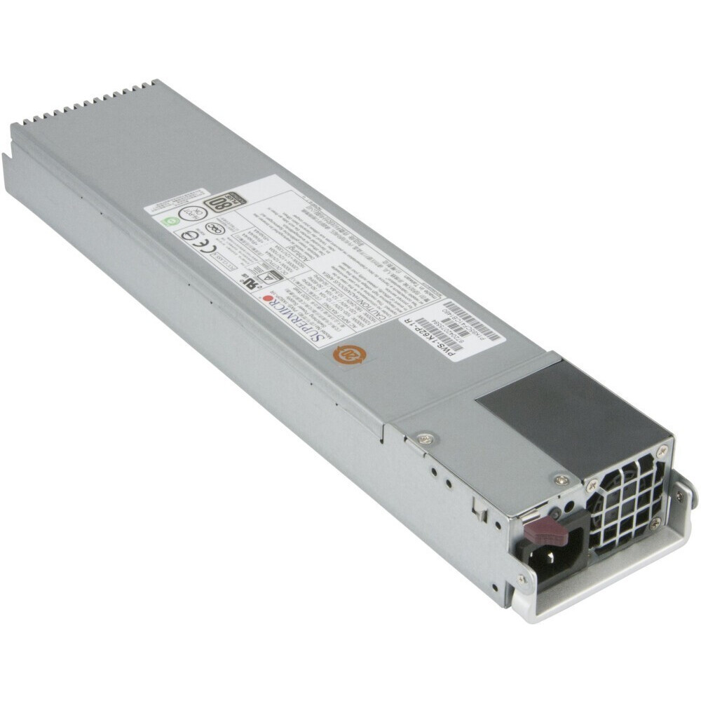 Блок питания 1620Вт, SuperMicro PWS-1K62P-1R, APFC, 1U