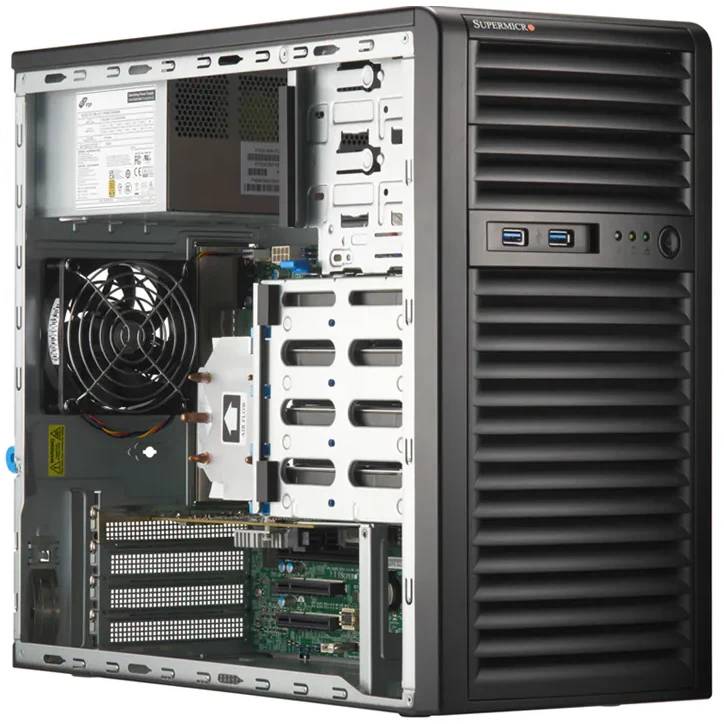 Серверная платформа Supermicro SYS-531R-I, LGA1700, 4xDDR V ECC, 4x3.5", 400Вт