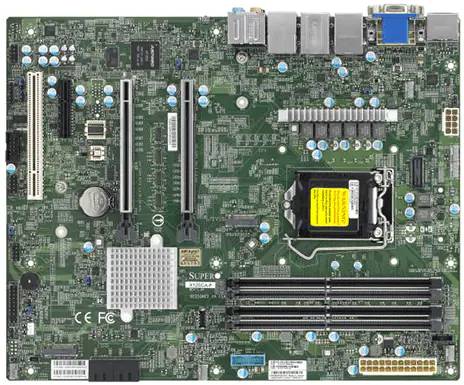 Материнская плата Supermicro X12SCA-F, LGA1200, 4xDDR IV, ATX