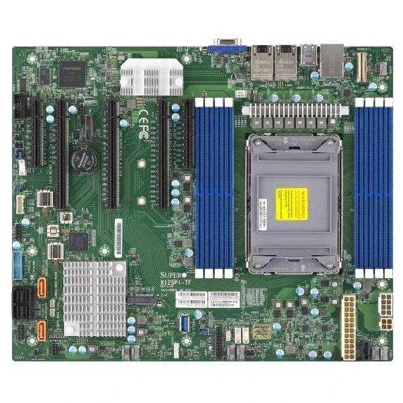 Материнская плата SuperMicro X12SPI-TF, LGA4189, (VGA), 8xDDR IV, ATX