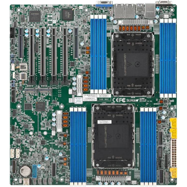 Материнская плата Supermicro X14DBI-B, LGA4710, (VGA), 16xDDR V, E-ATX
