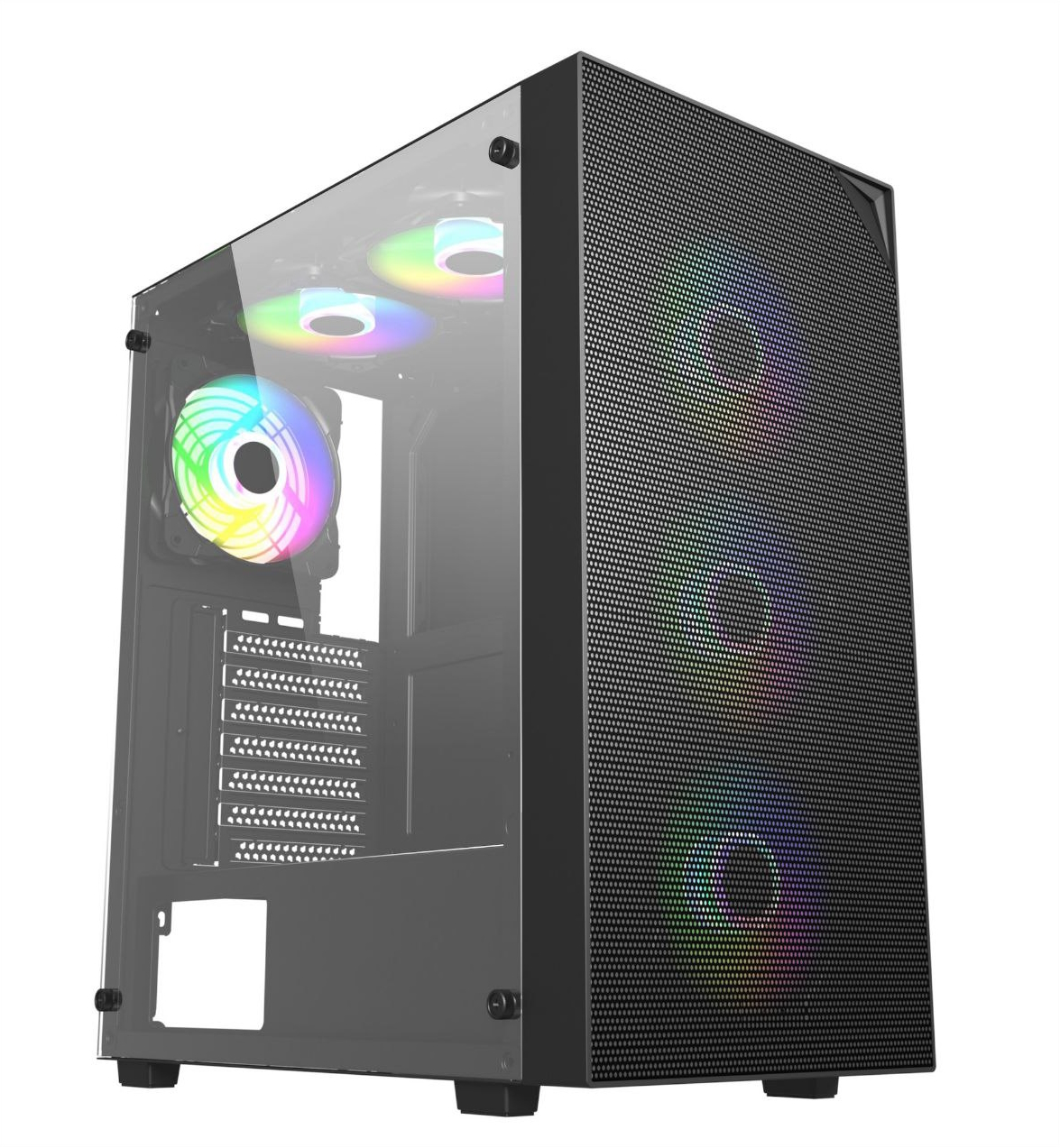 Корпус SuperPower GW Mesh TG Liquid, 2xUSB2.0, USB3.0, без БП, ATX