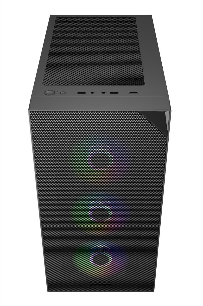 Корпус SuperPower GW Mesh TG Liquid, 2xUSB2.0, USB3.0, без БП, ATX