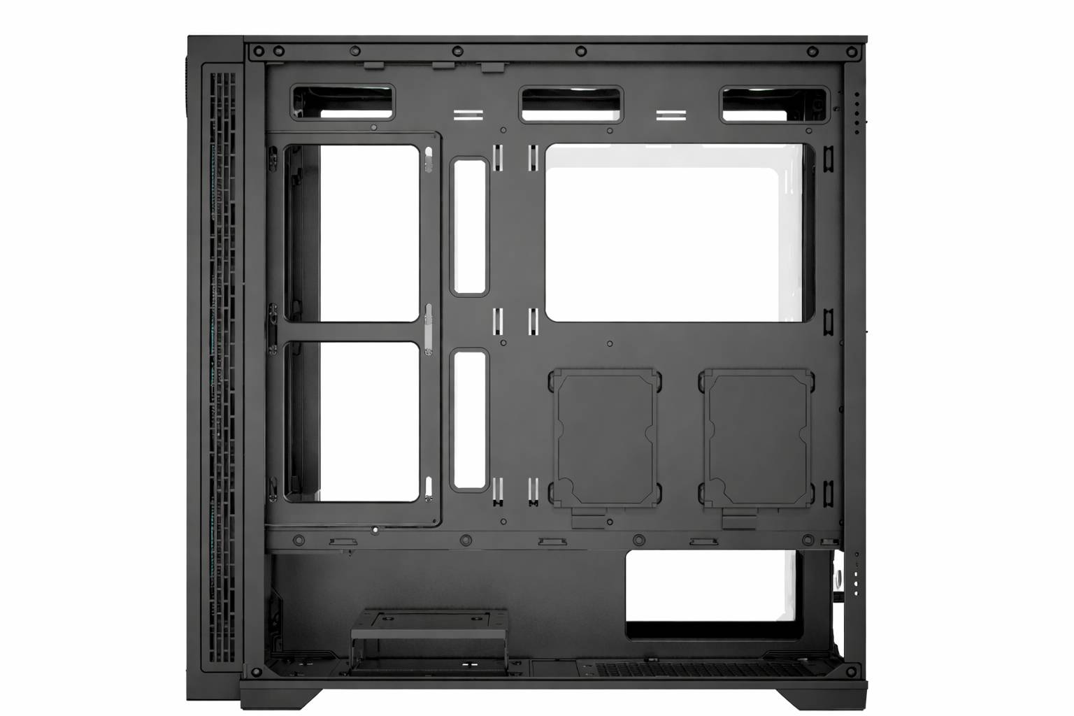 Корпус SuperPower i10 Mesh TG Black, 2xUSB2.0, USB 3.0, без БП, ATX