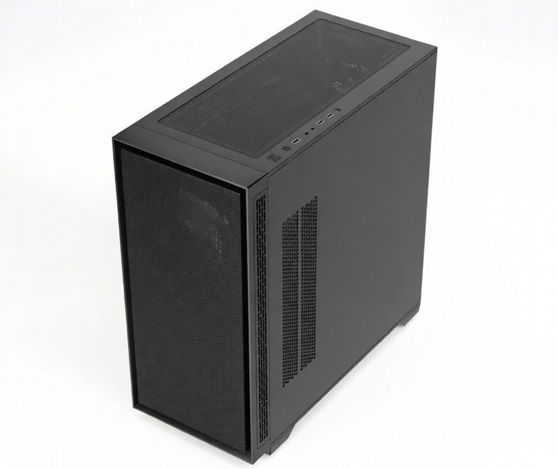 Корпус SuperPower i10 Mesh TG Black, 2xUSB2.0, USB 3.0, без БП, ATX