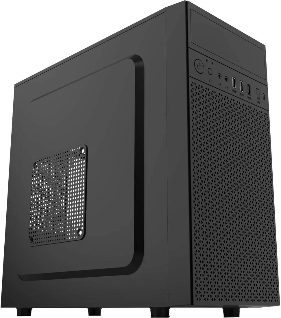 Корпус SuperPower M2, 2xUSB2.0, 2xUSB3.0, USB Type-C, без БП, mATX (УЦЕНКА, мятая боковая стенка)