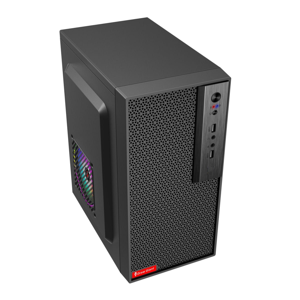 Корпус SuperPower MX16, 2xUSB2.0, 12cm, 500Вт, mATX
