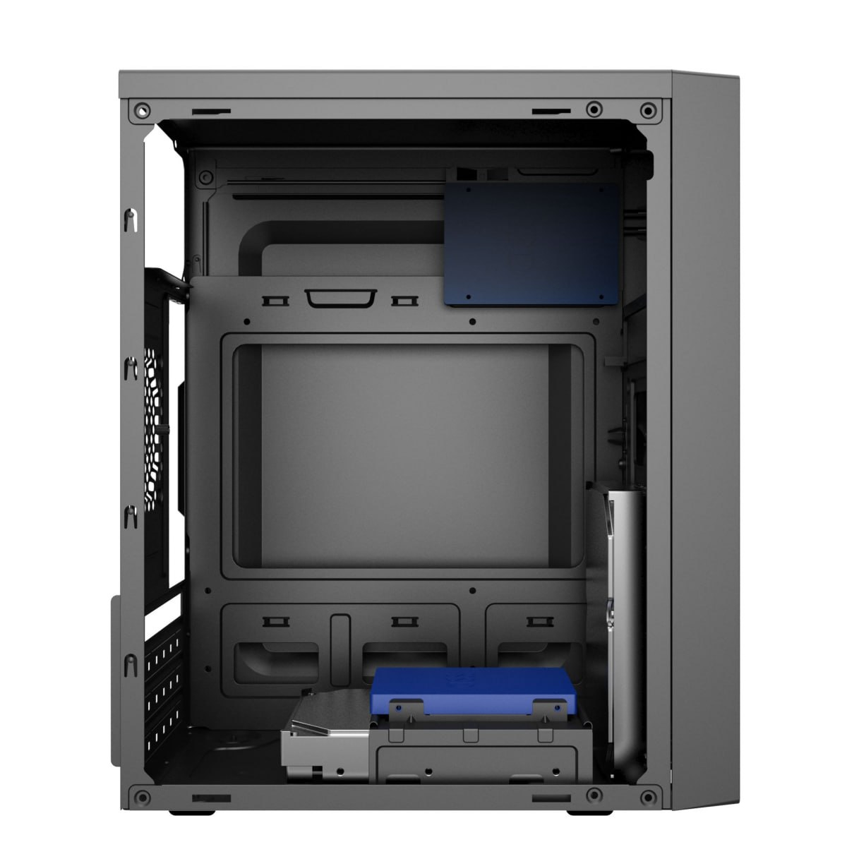 Корпус SuperPower MX16, 2xUSB2.0, 12cm, 500Вт, mATX