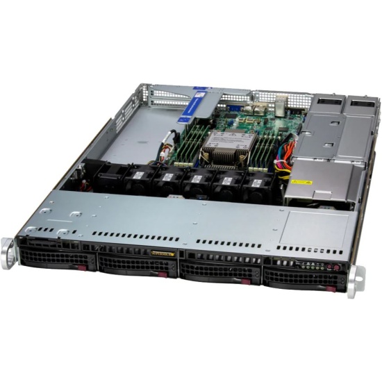 Сервер SuperServer 512B-WR (SYS-512B-WR), Xeon 6520P, 256Gb(8xDDR V), 4x2.5"/3.5", 2x860Вт, 1U