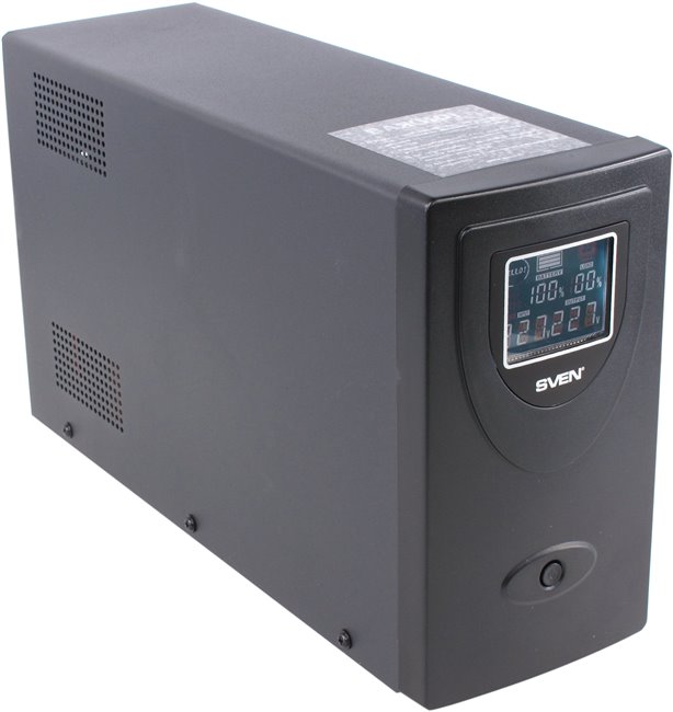 ИБП Sven Pro 1500 (LCD, USB), 1500VA (3xSchuko)