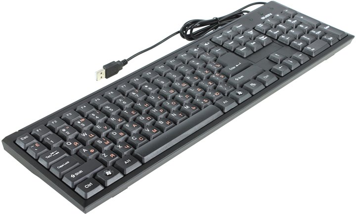 Клавиатура Sven Standard 303, USB, черный