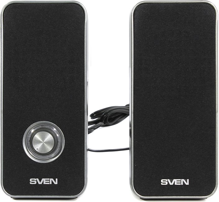 Акустика Sven 325, пластик, 2х3Вт, USB, черный