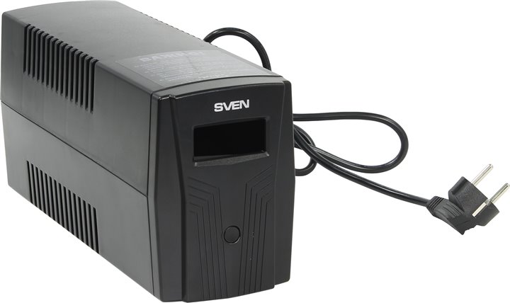 ИБП Sven Pro 650 (LCD, USB), 650VA (2xSchuko)