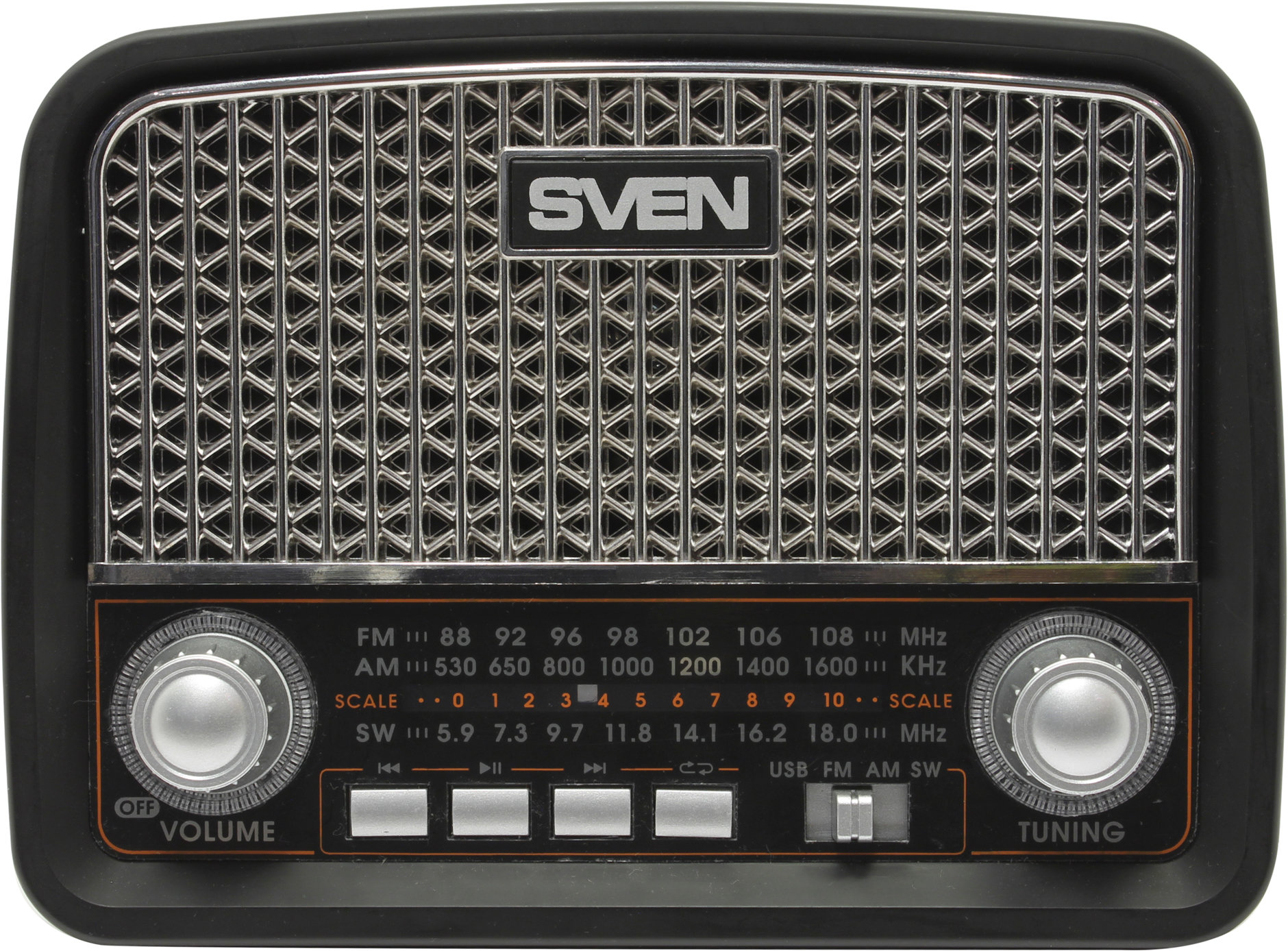 Радиоприемник Sven SRP-555, черный