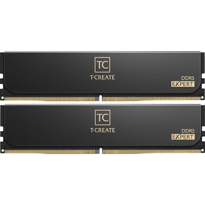Оперативная память 64Gb Team T-Create Expert Black CTCED564G6000HC38JDC01, DDR V, PC-48000, 6000MHz, kit 2x32Gb