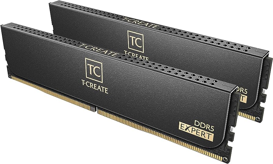 Оперативная память 96Gb Team T-Create Expert Black CTCED596G6400HC32BDC01, DDR V, PC-51200, 6400MHz, kit 2x48Gb