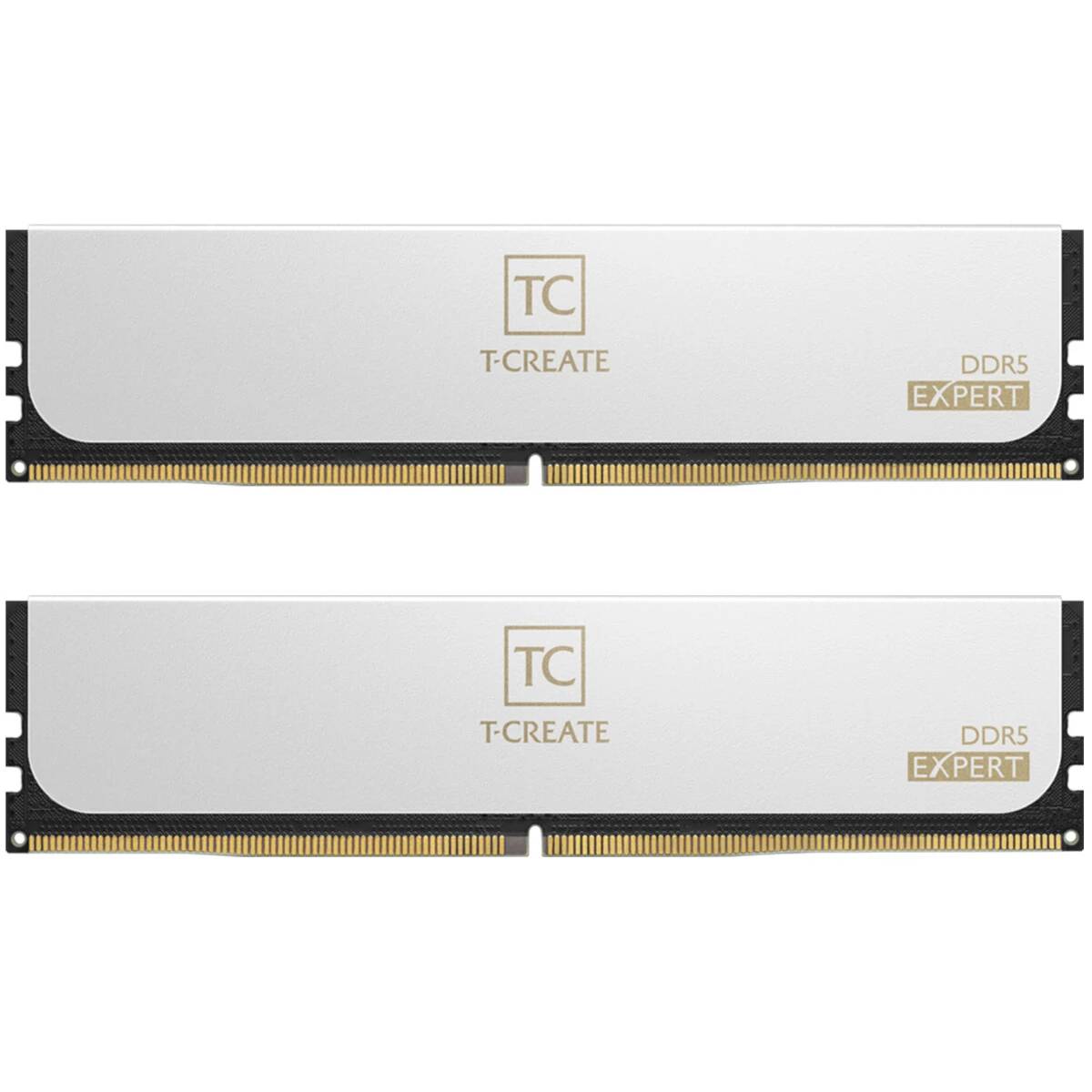 Оперативная память 128Gb Team T-Create Expert White CTCWD5128G6400HC42CDC01, DDR V, PC-51200, 6400MHz, kit 2x64Gb