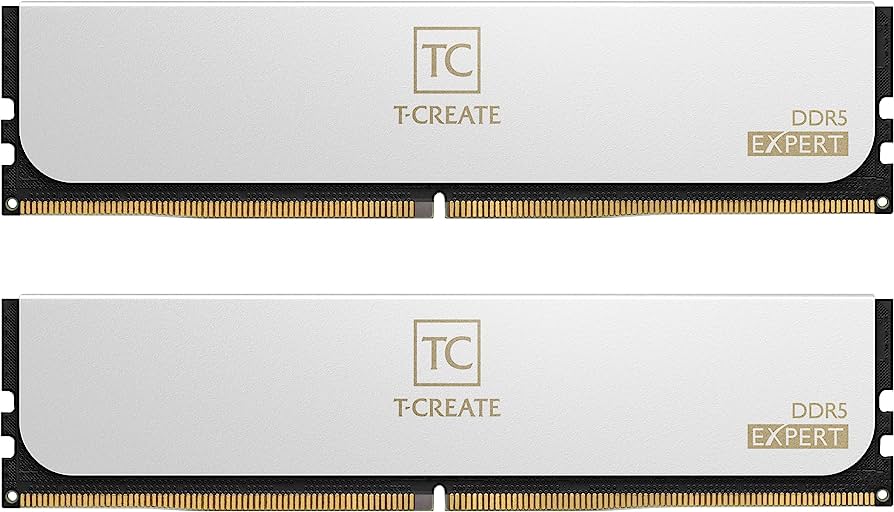 Оперативная память 32Gb Team T-Create Expert White CTCWD532G6000HC38ADC01, DDR V, PC-48000, 6000MHz, kit 2x16Gb