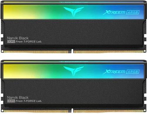 Оперативная память 64Gb Team T-Force Xtreem ARGB FF9D564G6400HC32ADC01, DDR V, PC-51200, 6400MHz, kit 2x32Gb