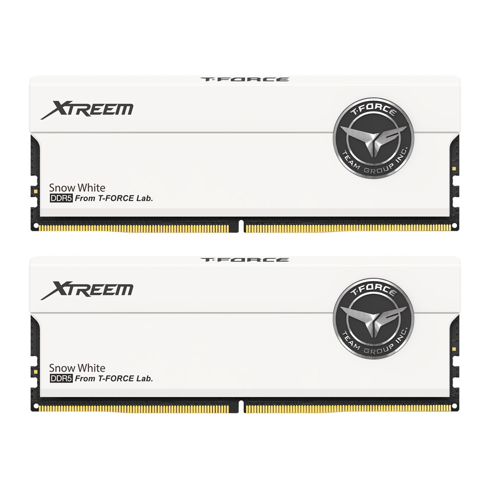 Оперативная память 32Gb Team T-Force Xtreem White FFWD532G7200HC34ADC01, DDR V, PC-57600, 7200MHz, kit 2x16Gb