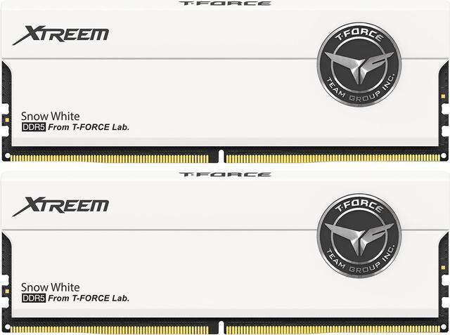 Оперативная память 32Gb Team T-Force Xtreem White FFWD532G8000HC38DDC01, DDR V, PC-64000, 8000MHz, kit 2x16Gb