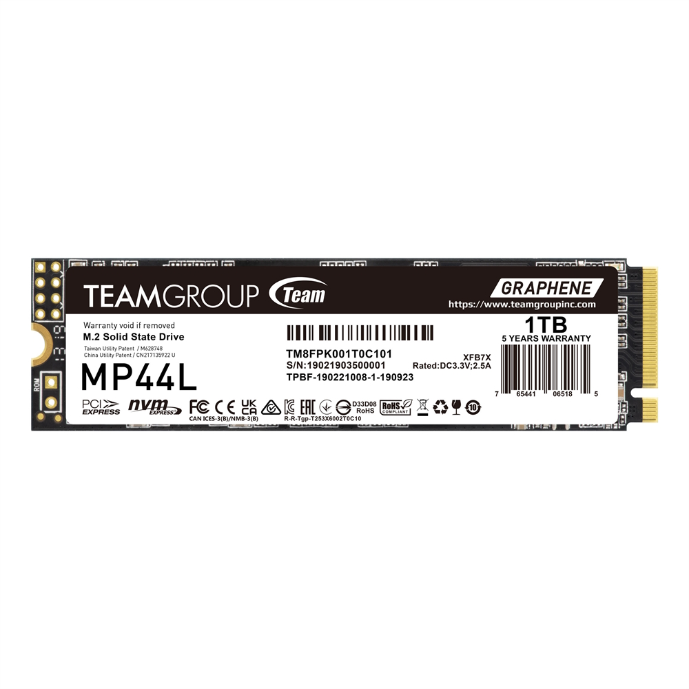 1Tb SSD Team MP44L TM8FPK001T0C101, (5000/4500), NVMe M.2