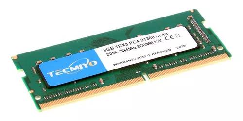 Оперативная память 8Gb Tecmiyo 8G1RPC4-21300U-GB, DDR IV, PC-21300, 2666MHz