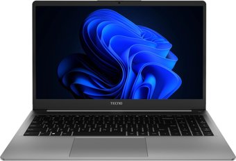Ноутбук Tecno MegaBook K15SFA (71005000403), 15.6" IPS, Ryzen 5 7535HS/ 16Gb/ 1TbSSD/ W11/ Grey