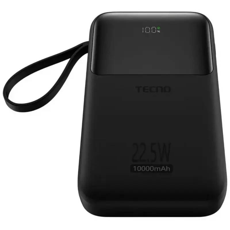 Внешний аккумулятор 10000мАч Tecno Pocket S101Q, черный