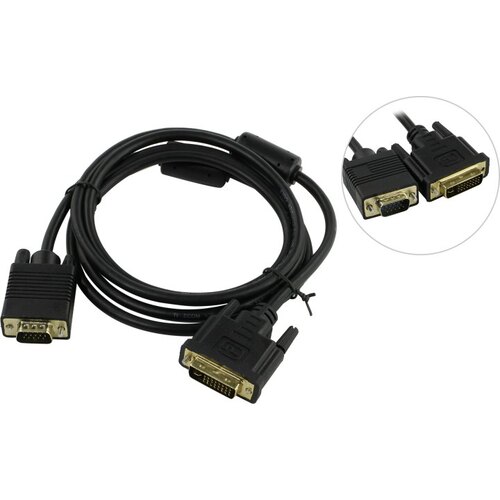 Кабель DVI-I (M) - VGA (M), Telecom TA680F-1.8M