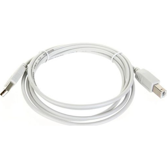 Кабель USB2.0 (AM) - USB2.0 (BM), 1.8м, Telecom TC6900-1.8M, белый