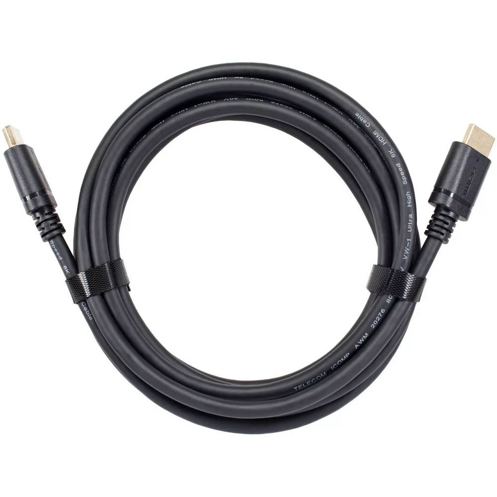 Кабель HDMI (19M) - HDMI (19M), 3м, Telecom TCG245C-3M, черный