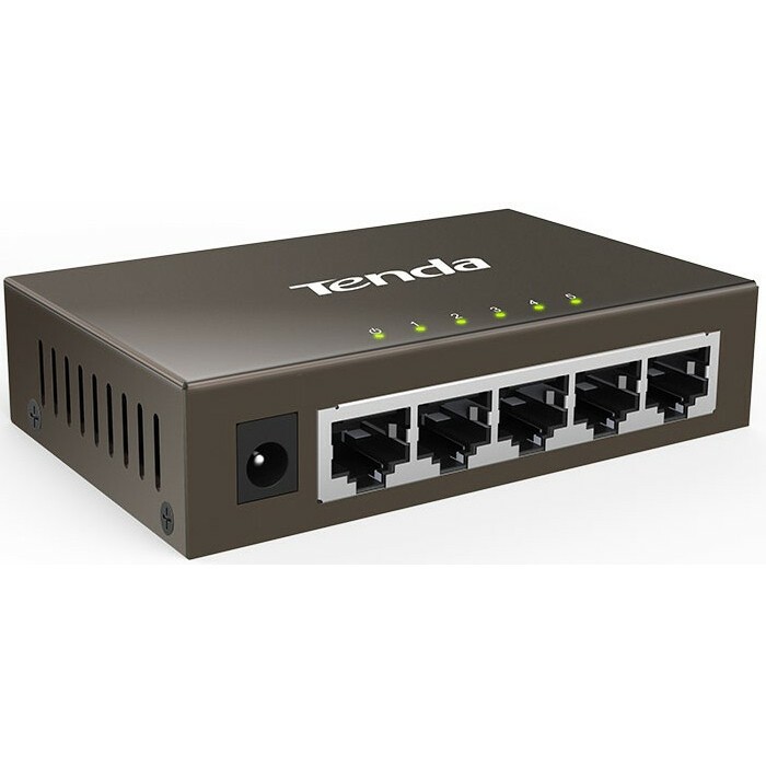 Коммутатор Tenda TEG1005D, 5xLAN 1Gbps