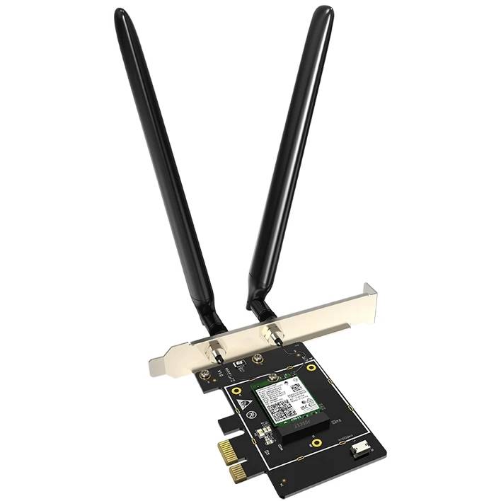 Сетевая карта Wi-Fi, Tenda E33, 802.11ax, 2976Mbit, PCI-E