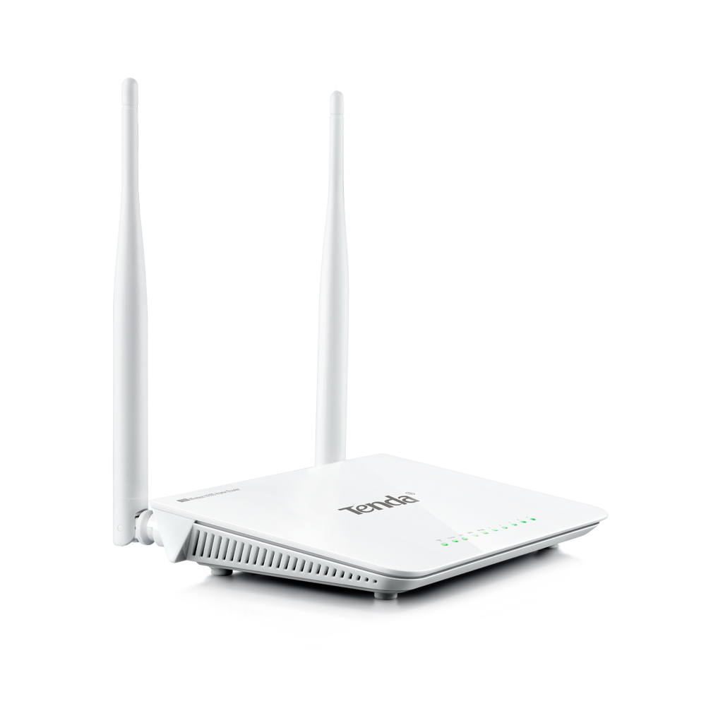 Роутер Wi-Fi Tenda N301, 2.4GHz 300Mbps, 3xLAN 100Mbps, 1xWAN