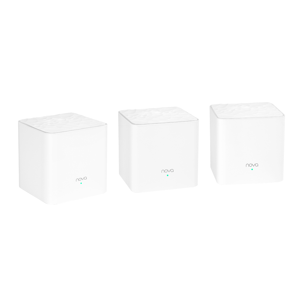 Точка доступа Wi-Fi TENDA MW3 (3-pack), 2.4/5GHz, 1200Mbps, 2xLAN 100Mbps, 1xWAN