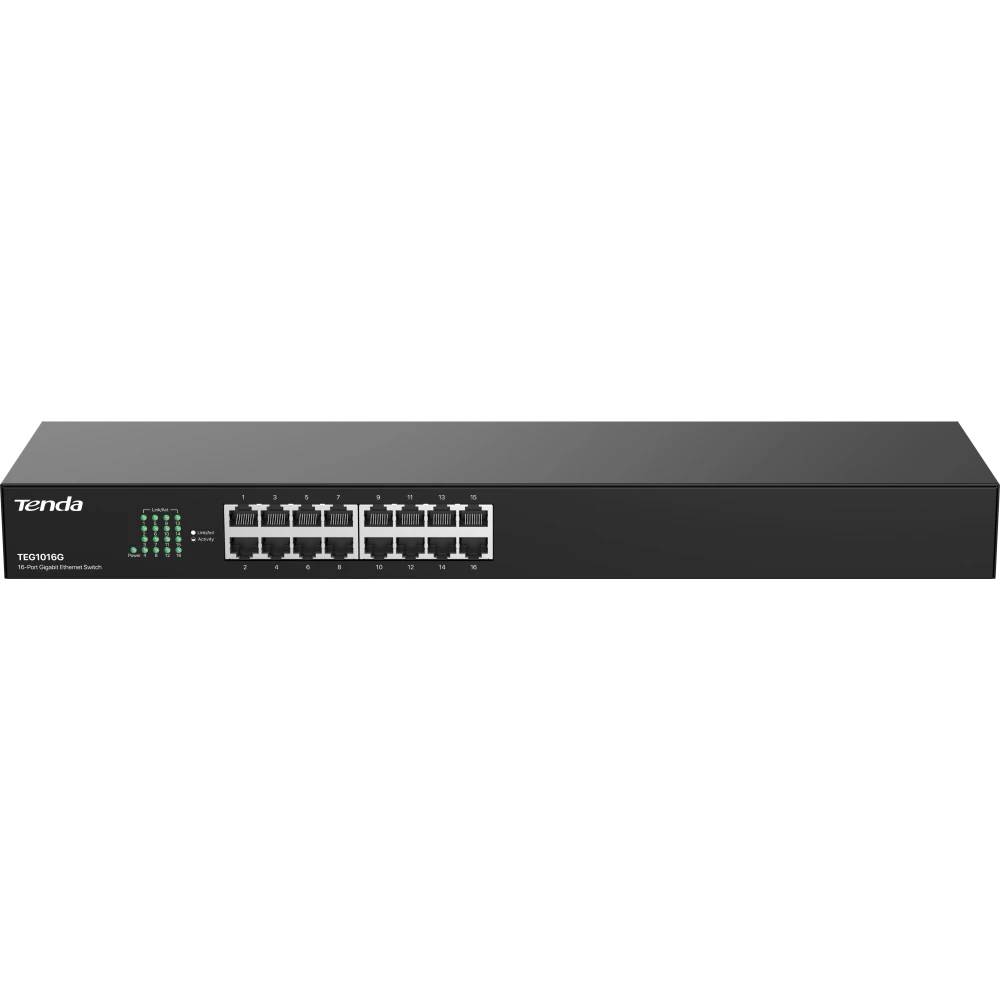 Коммутатор Tenda TEG1016G, 16xLAN 1Gbps